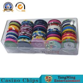 Durable Poker Chip Rack Holder Tray With Lid Or Without Lid Can Put 40mm Gambling Round Chips