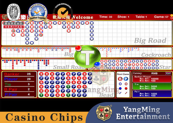 Entertainment Customized Baccarat Poker Club Software