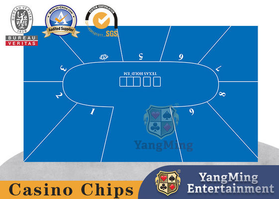 Entertainment Waterproof Casino Table Layout Logo Imprintable