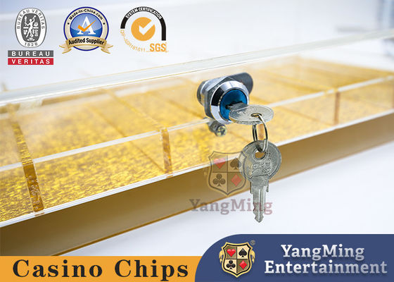 Κλαμπ Χόλντεμ Τεξας Προσαρμοσμένο Πλατείο Ακρυλικό Με Κλειδί Χρυσό Σύρμα